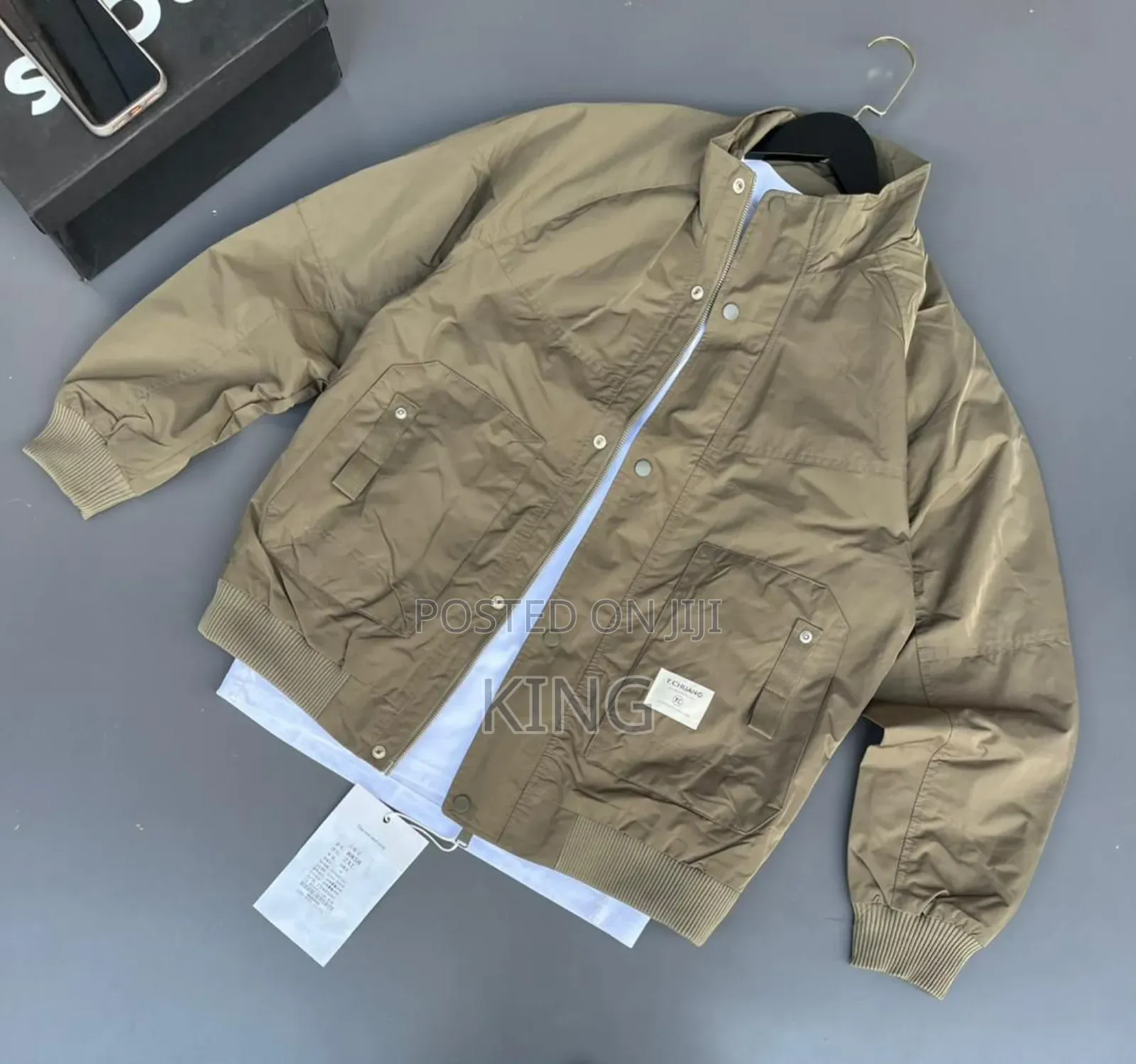 Utilitarian-Style Bomber Jacket