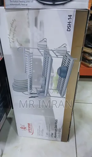 Life Smile 3-Tier Aluminum Dish Rack