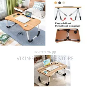 Foldable Computer Laptop Stand Bed Table Lap Desk Stand, Serving Tray