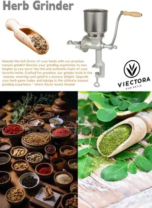 Heavy Duty Cast Iron Manual Grinder, Hand Mill Grain Grinder,