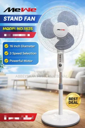 Mewe Stand Fan (Model No.1625), a Pedestal Fan