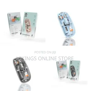 Green Lion Wireless Bluetooth Transparent Mouse 2400dpi 400mah