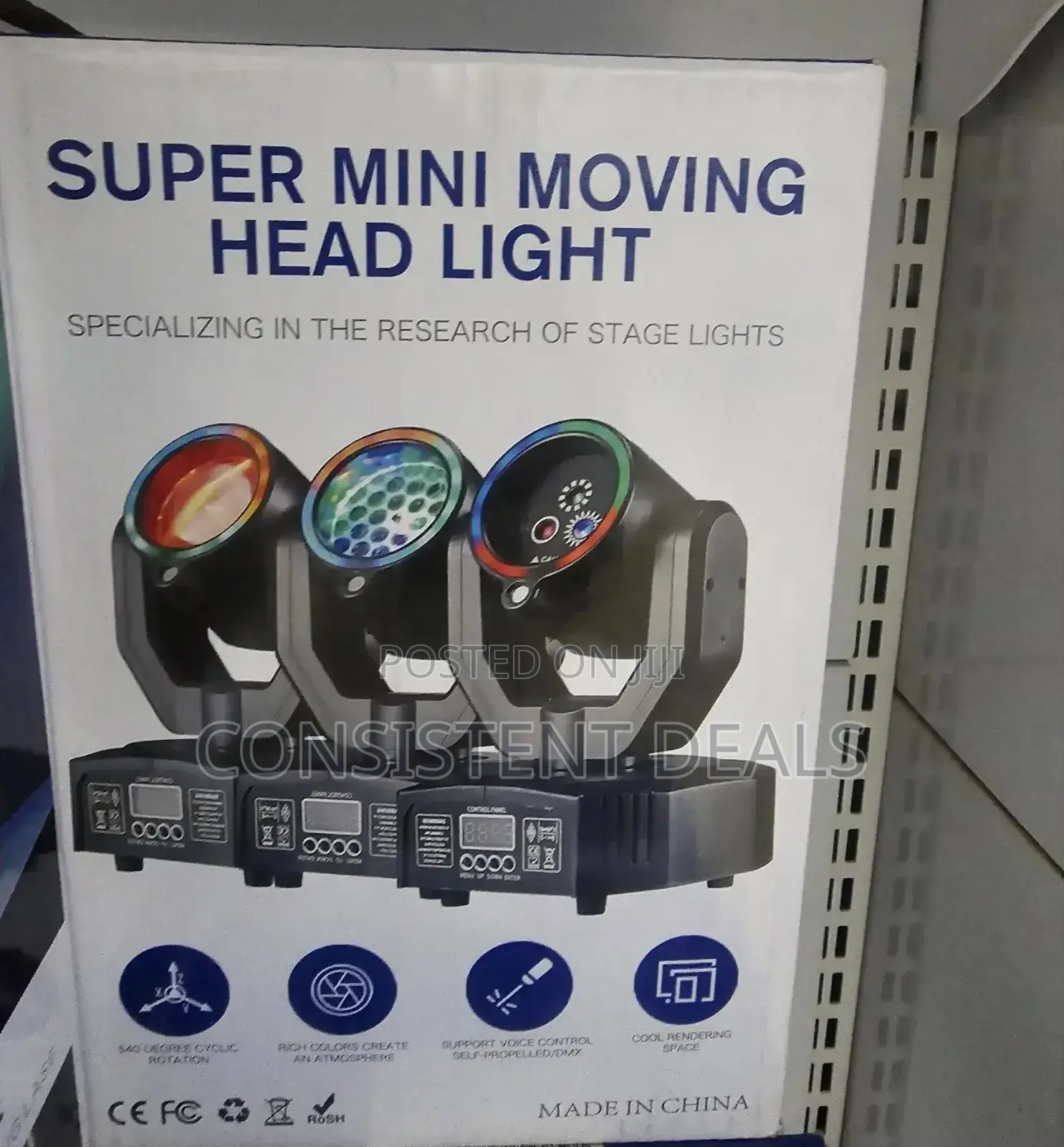 Mini Moving Head Light,30w Led Stage Lighting With Remote Control