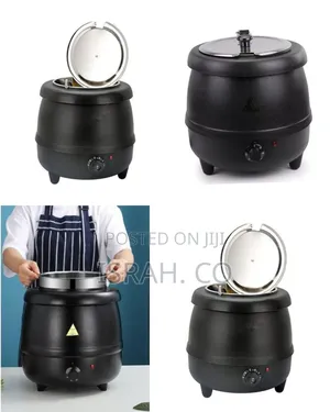Professional Electric Soup Kettle Warmer With Stainless Steel Insert