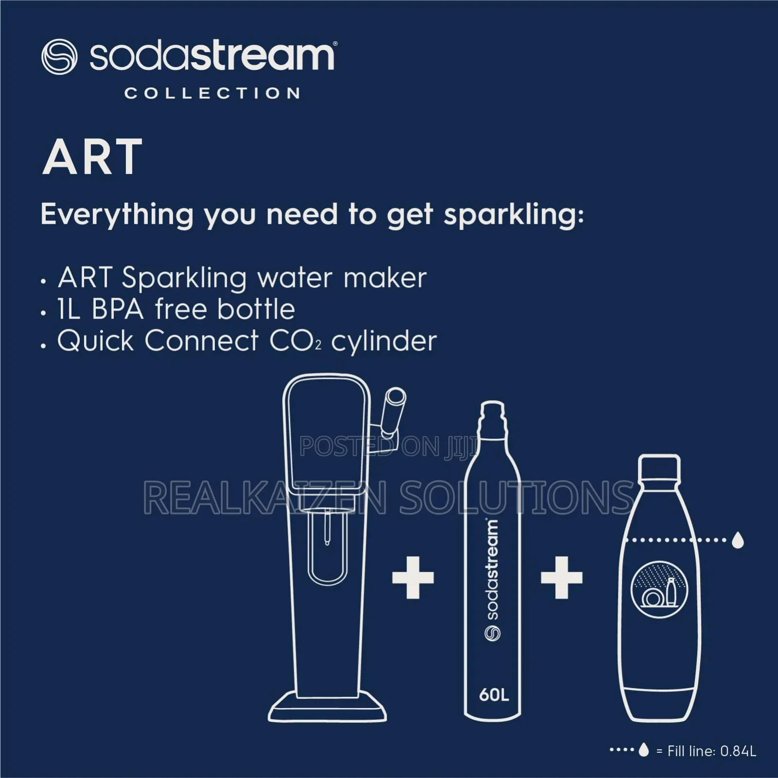 Sodastream Art Sparkling Water Maker Machine