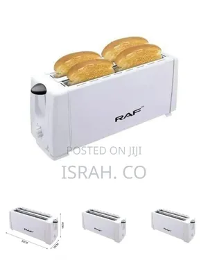 Raf Long Slot Four-Slice Toaster - Multicolor