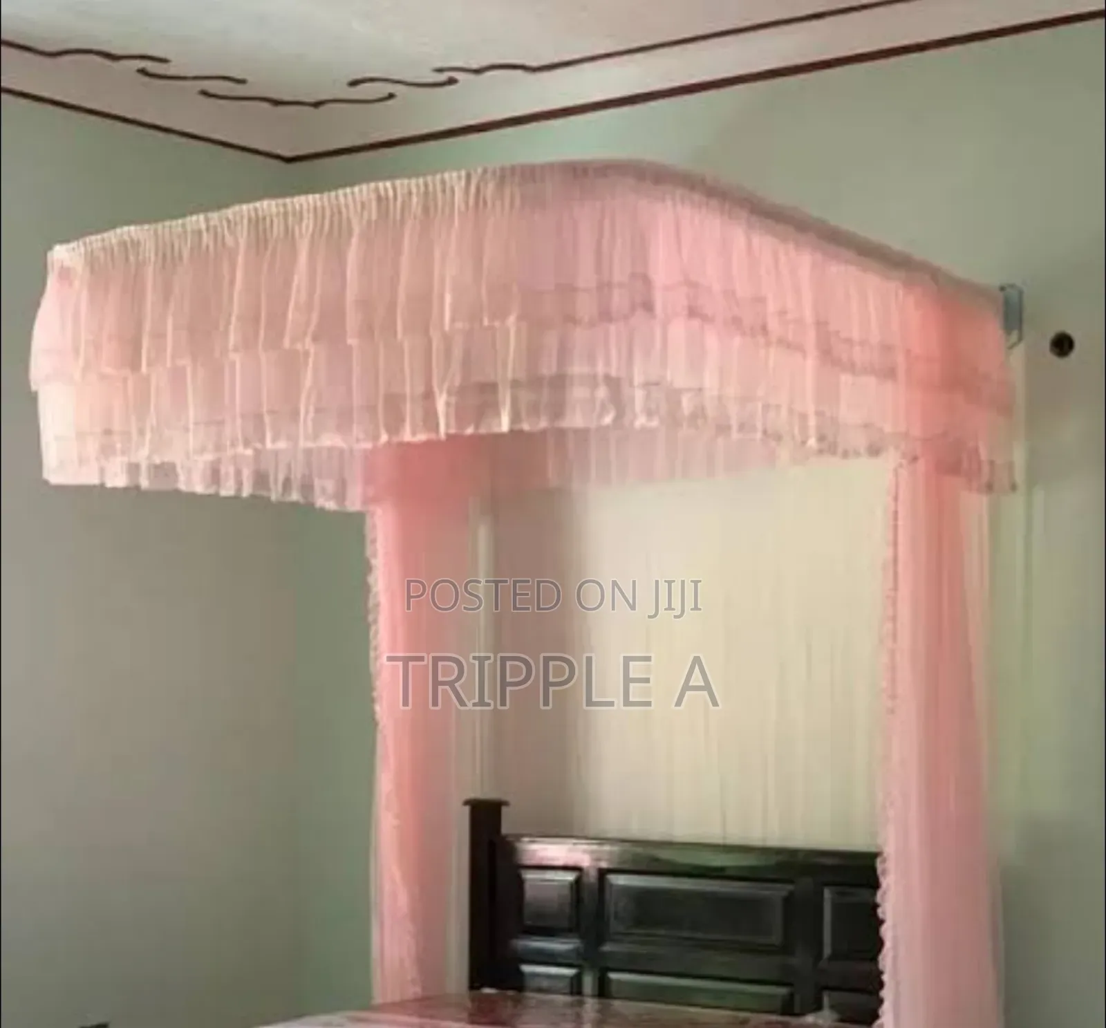Wall Mounted Mosquito Net 5by6 and 6by6 Color Vary Copy