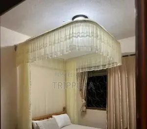 Wall Mounted Mosquito Net 5by6 and 6by6 Color Vary Copy