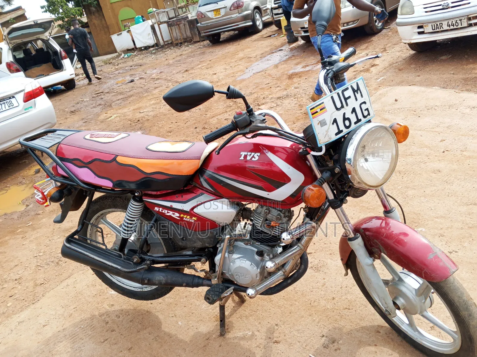 TVS HLX 125 2018 Red