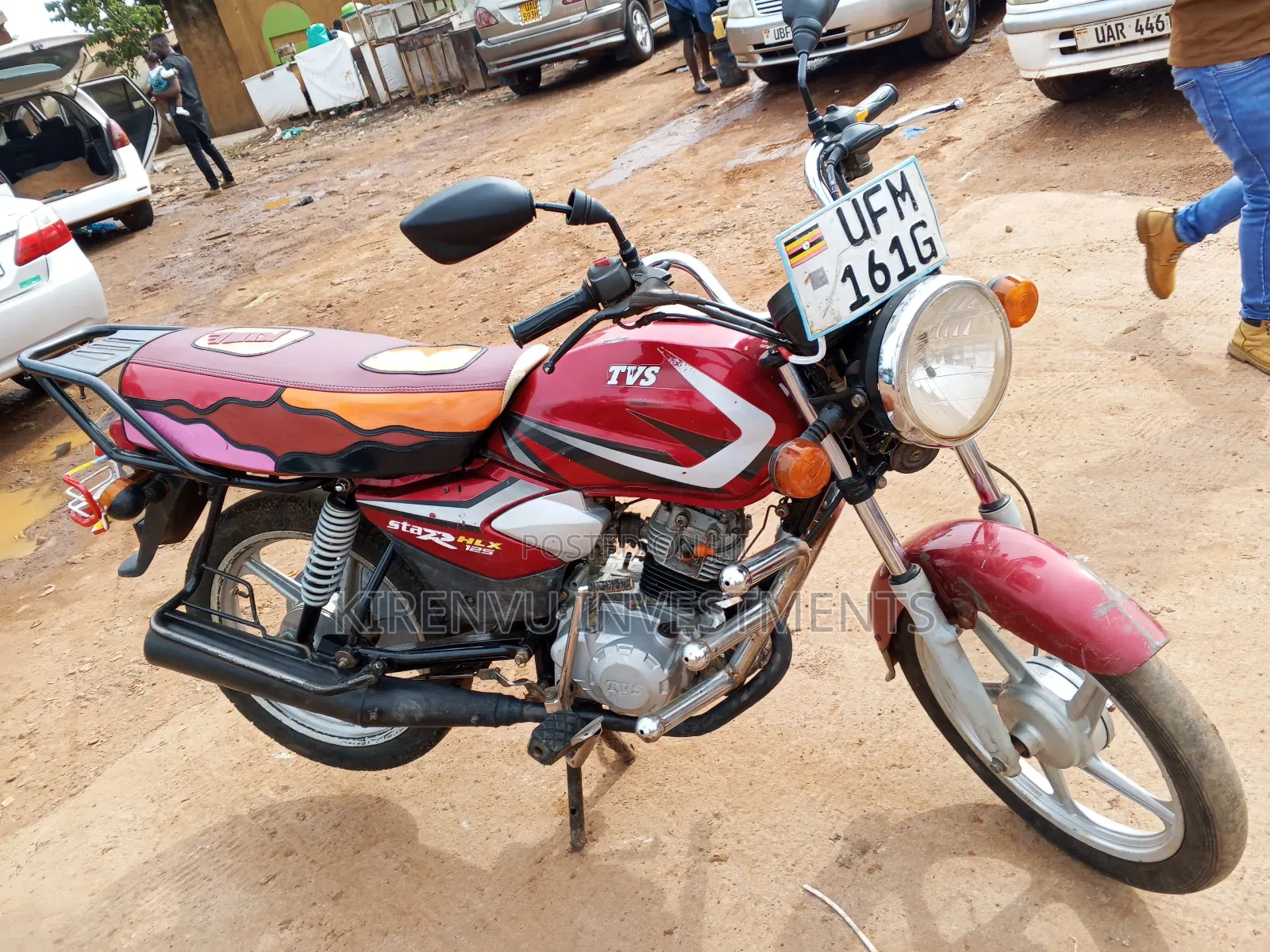 TVS HLX 125 2018 Red