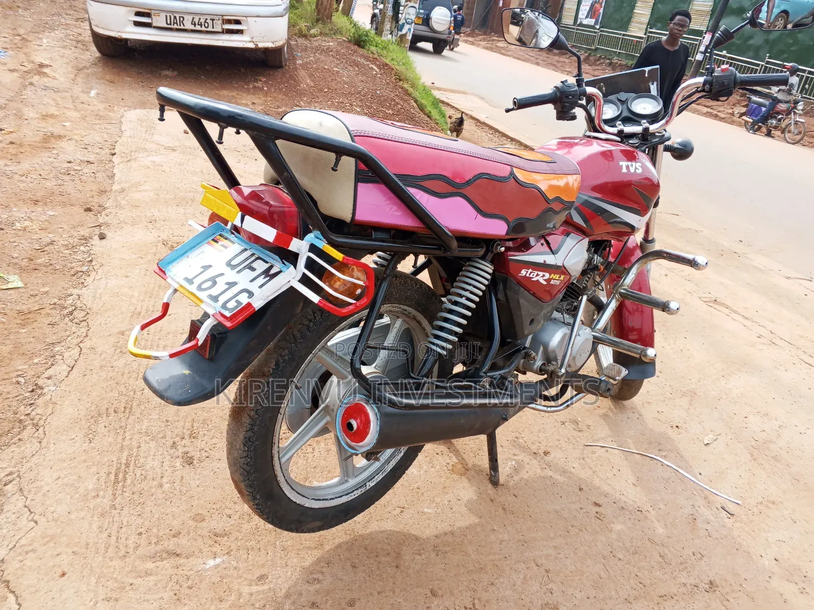 TVS HLX 125 2018 Red