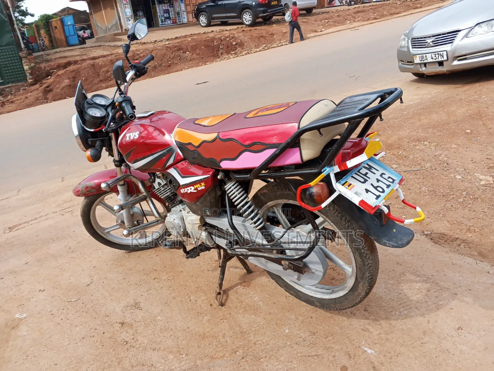 TVS HLX 125 2018 Red