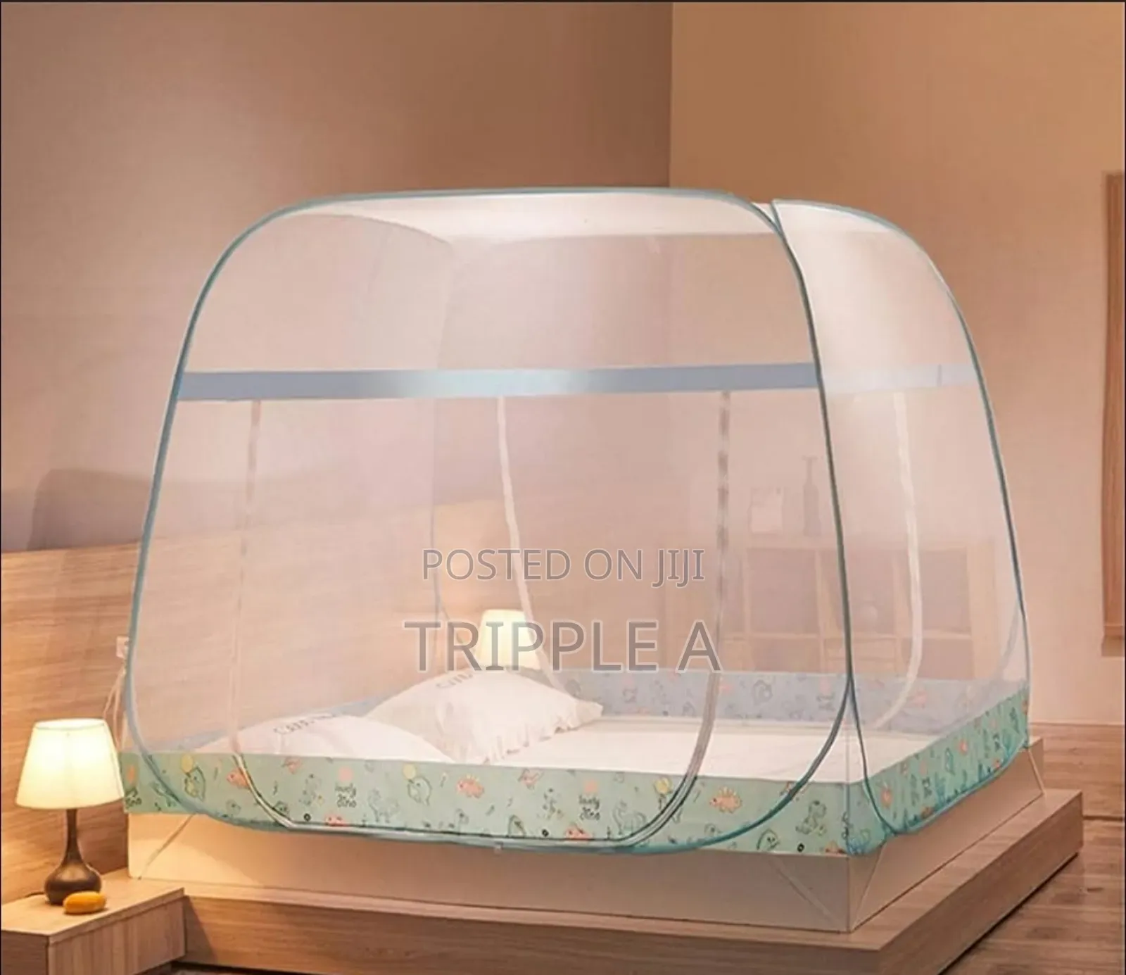 Mosquito Net Pop Up Dopplet Bed Canopy