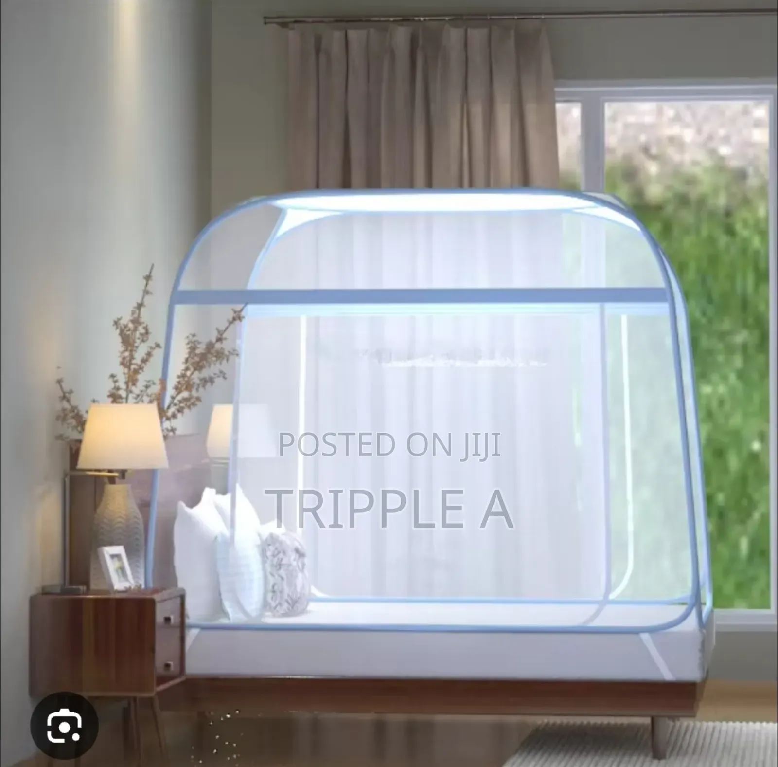 Mosquito Net Pop Up Dopplet Bed Canopy