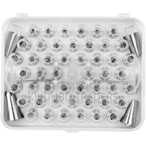 Stainless Steel 52-Pieces Icing Nozzles Tips Nozzle Cake Decorating