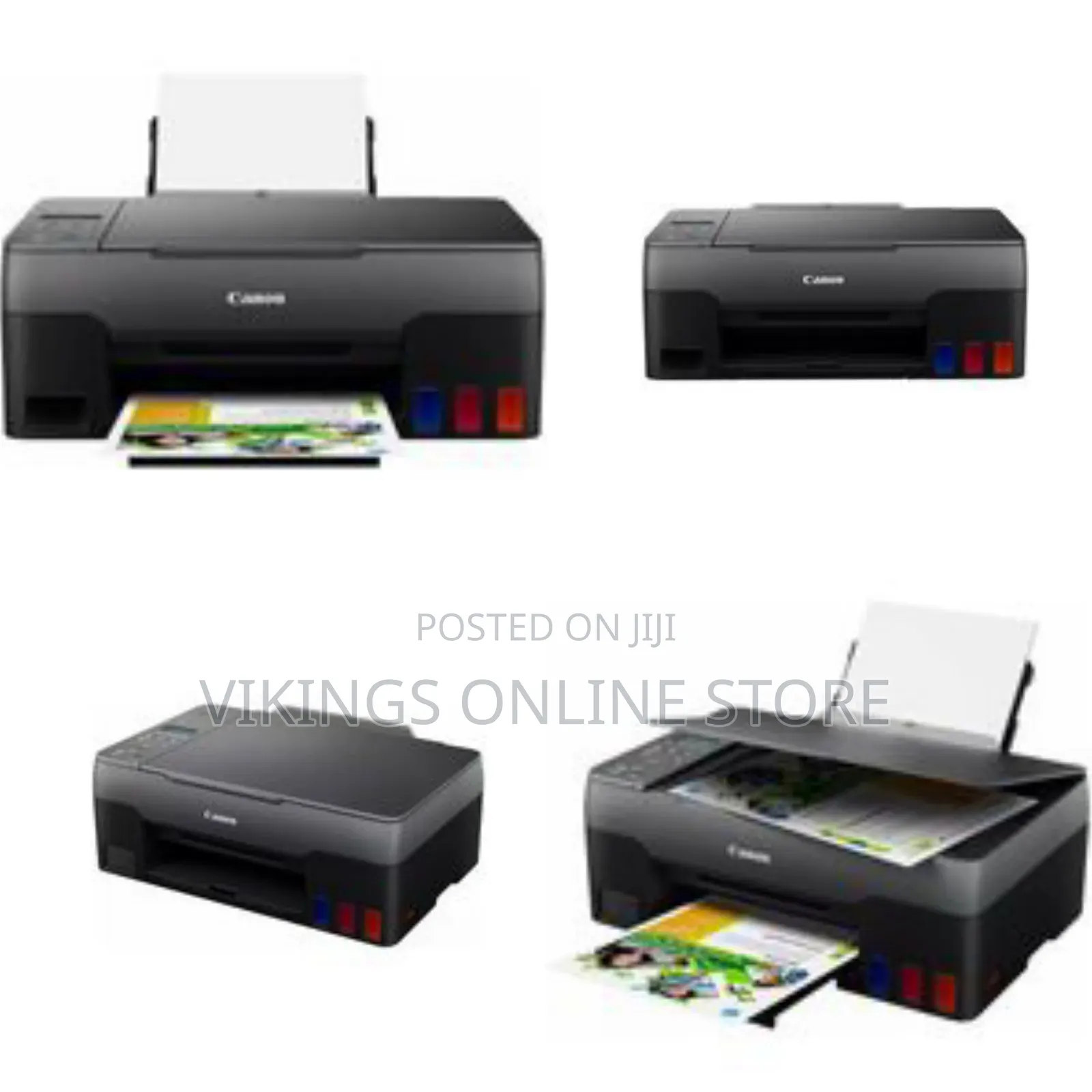 Canon A4 Color Print Copy Scan Wireless Mega Tank Printer G3420 -Black
