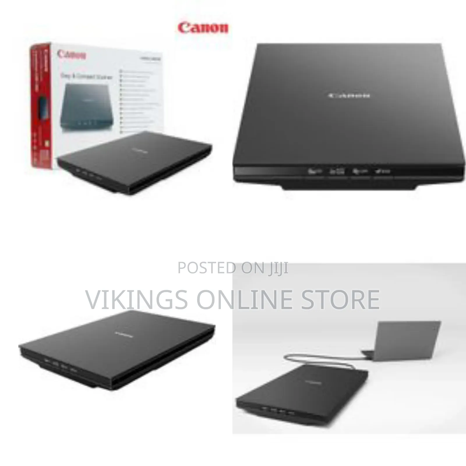 Canon Usb Powered A4 Flatbed Scanner Lide300 (Black)