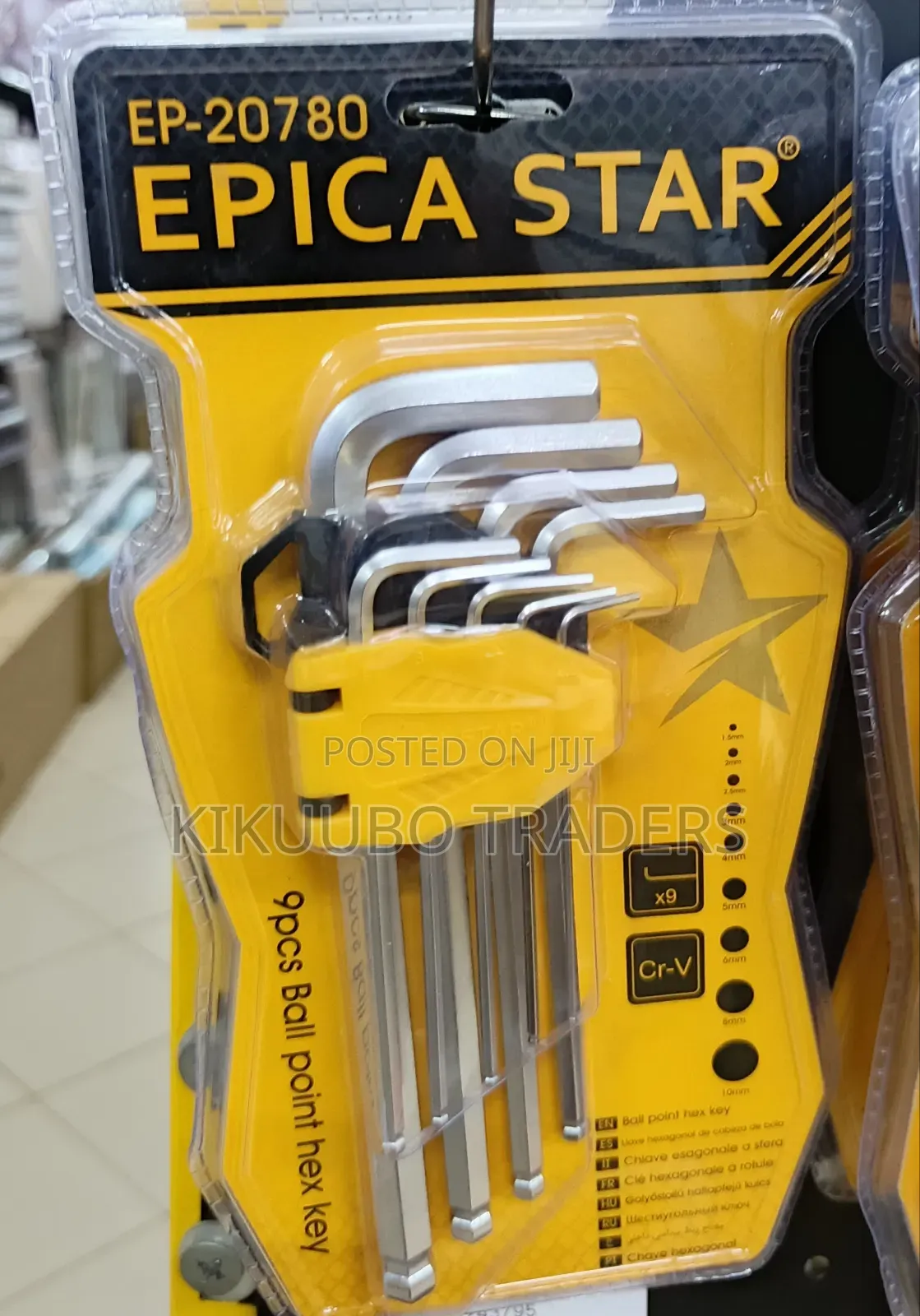9pcs Ball Point Hex Key Set