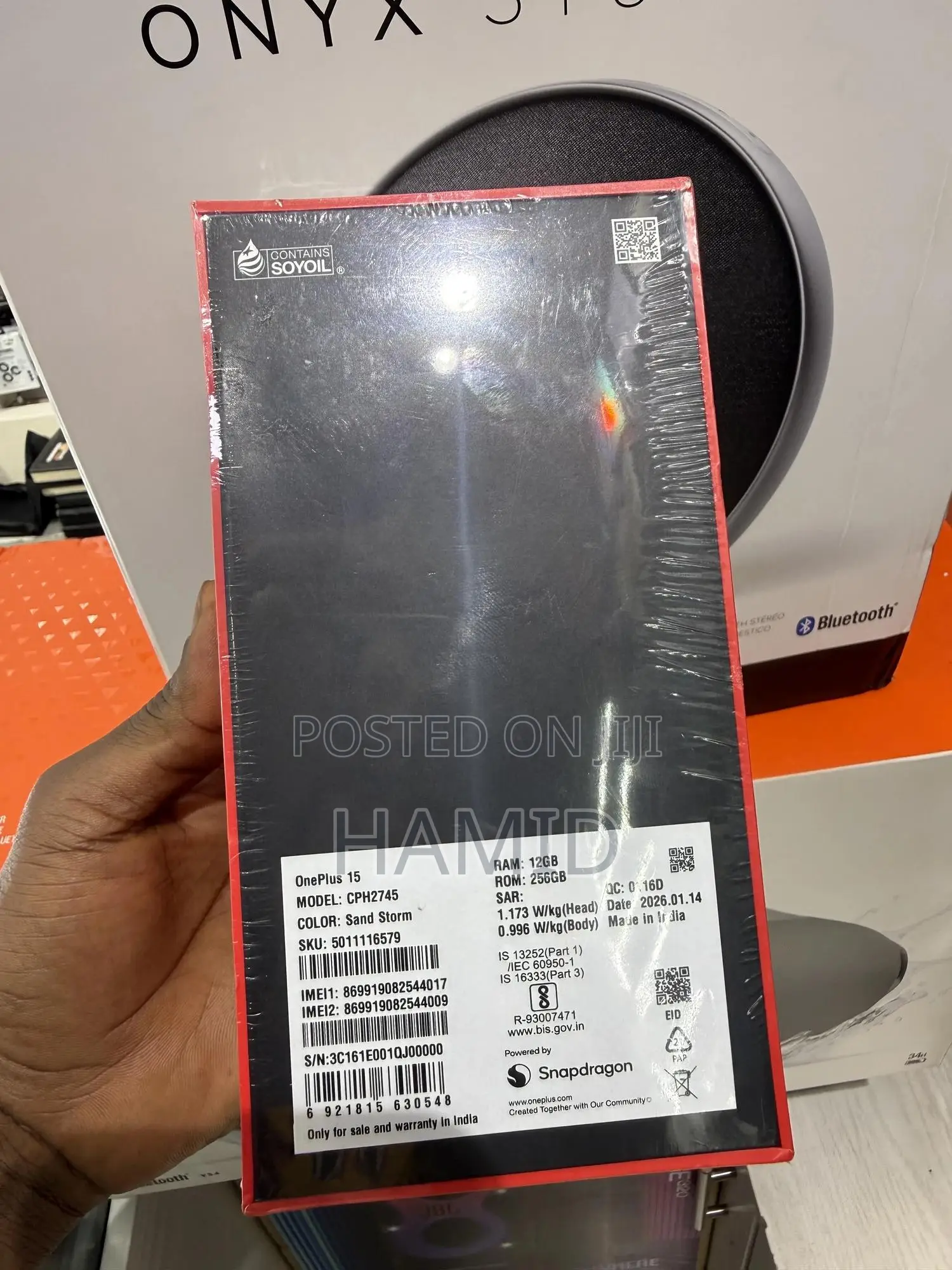 New OnePlus 15 256 GB Black