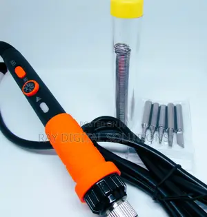 60w Adjustable Temperature Electric Soldering Iron With 5pcs Iron Tips