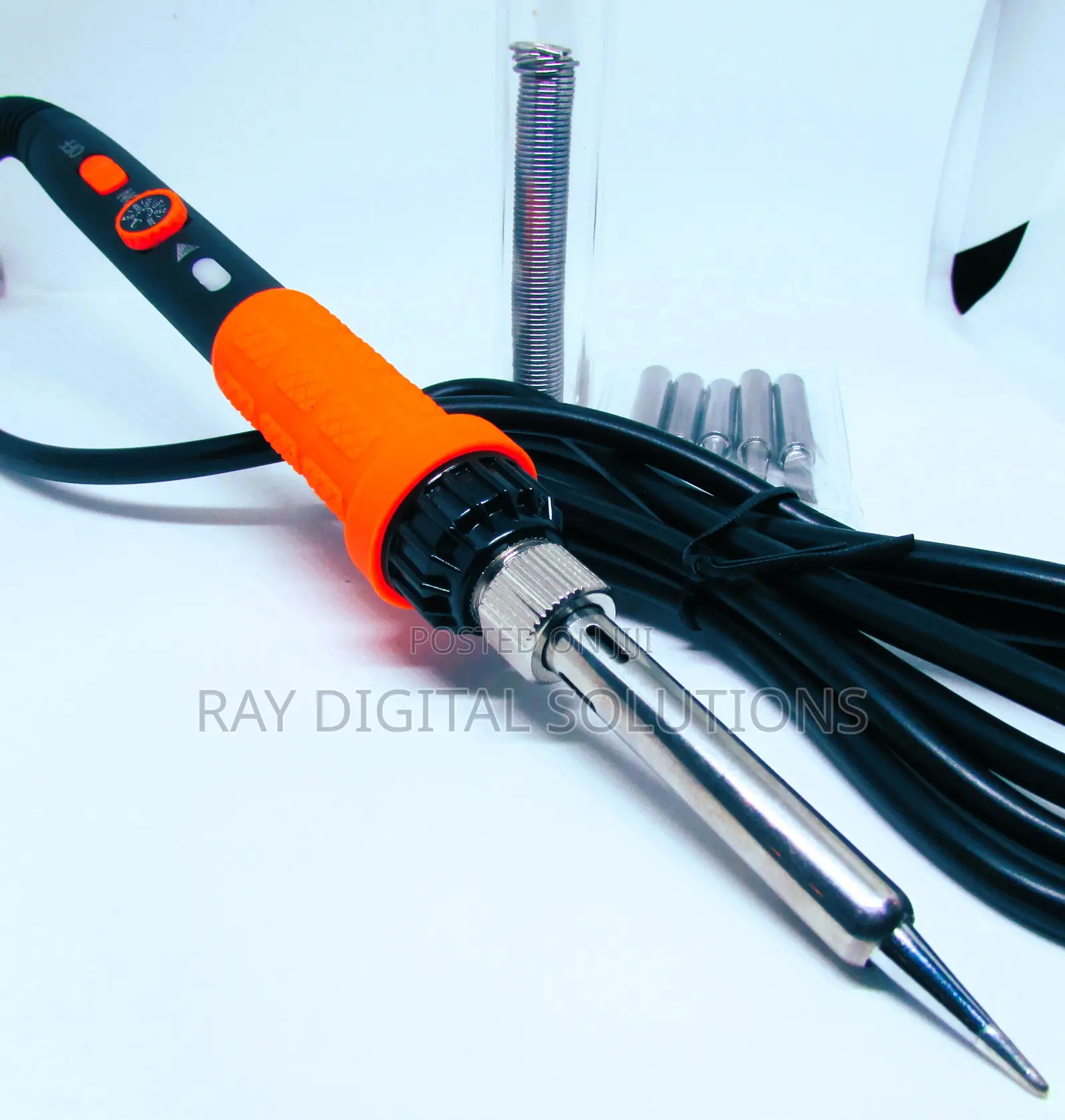 60w Adjustable Temperature Electric Soldering Iron With 5pcs Iron Tips