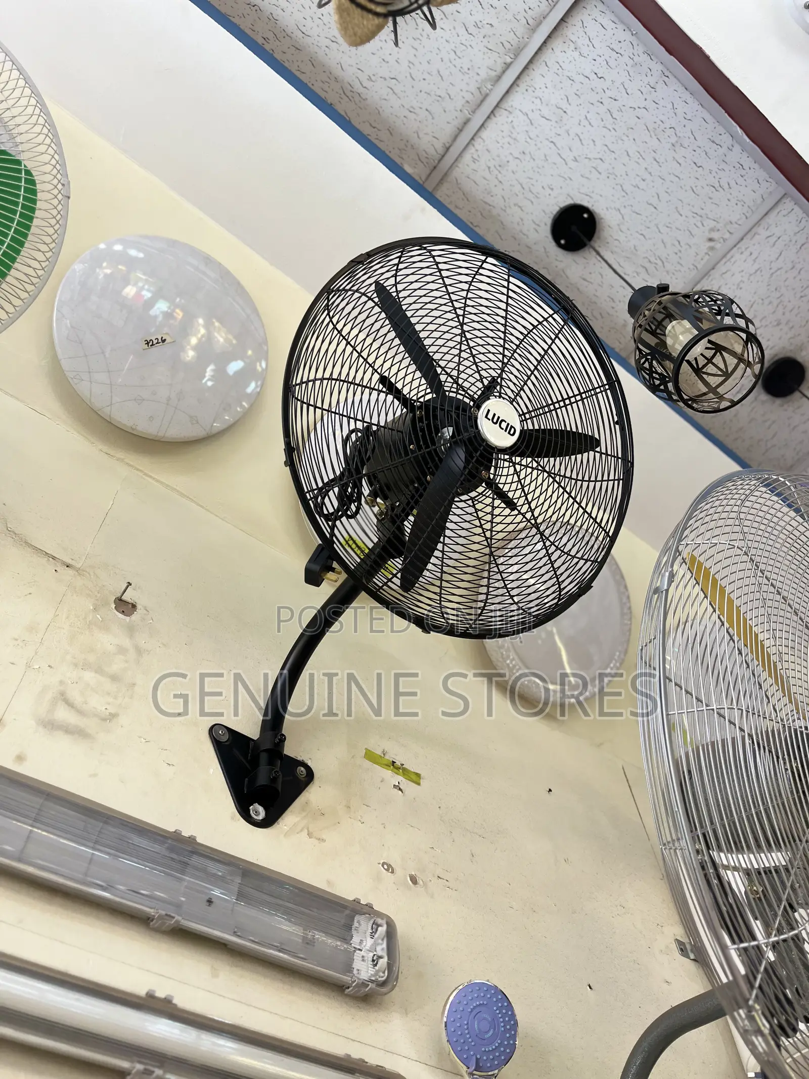Lucid Industrial Wall Fan