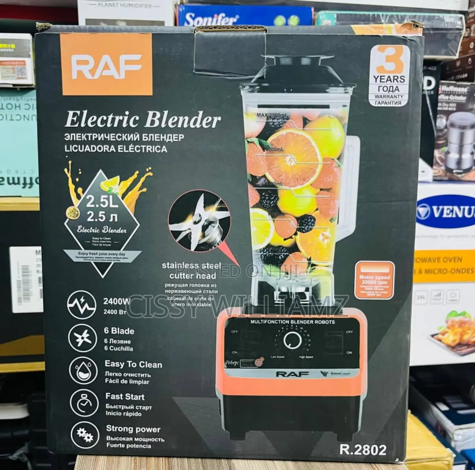 Commercial Blender Raf Heavy Duty Blender