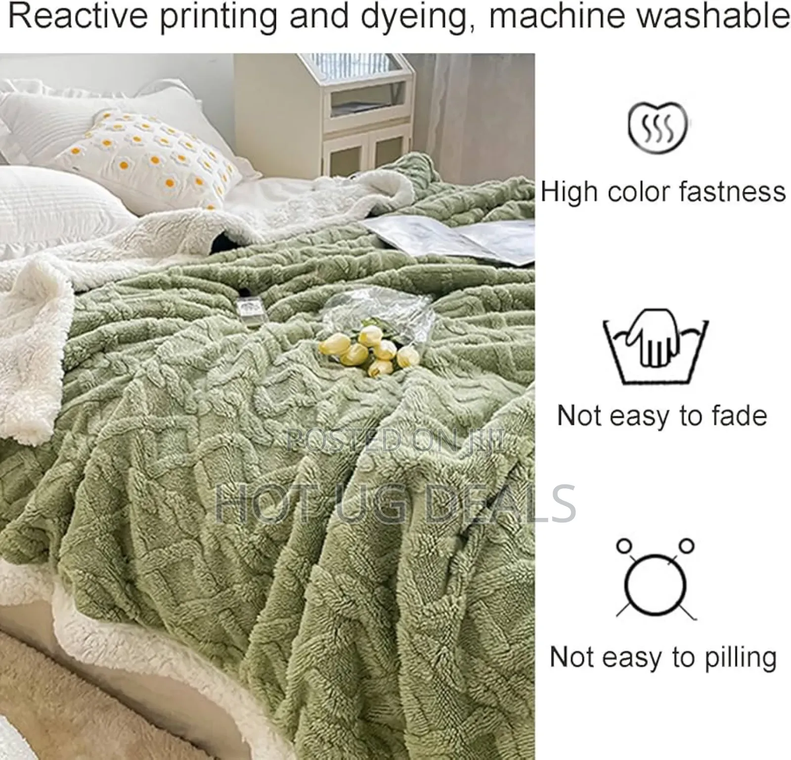 Ultra Soft Warm Throw Fleece Blanket - Multi Color