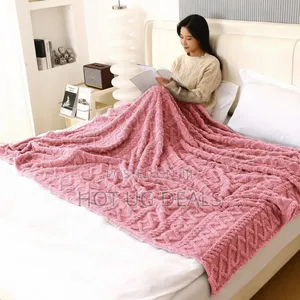 6x6 Ultra Soft Warm Throw Fleece Blanket - Multi Color