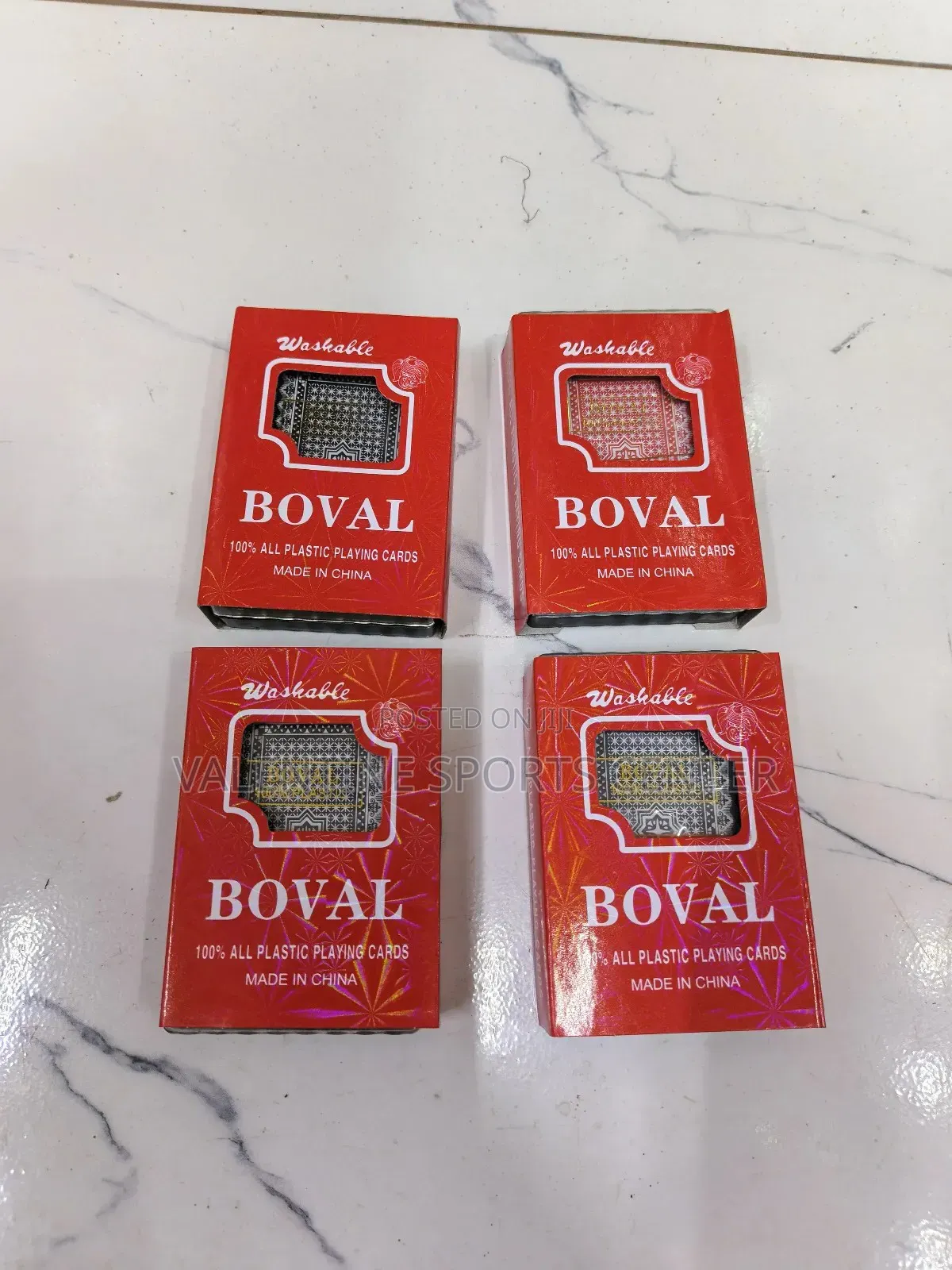 Play Cards Boval 100% All Plastic Playing Cards