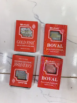 Gold Fish 100% All Plastic Playing Cards Original Material Waterproof