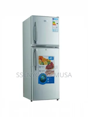Adh Fridge 358 Litres Double Door - Silver, 358l Gross