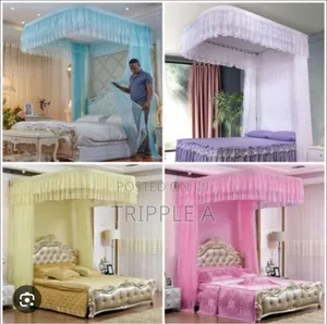 Luxury Wall Mounted Rail Mosquito Net