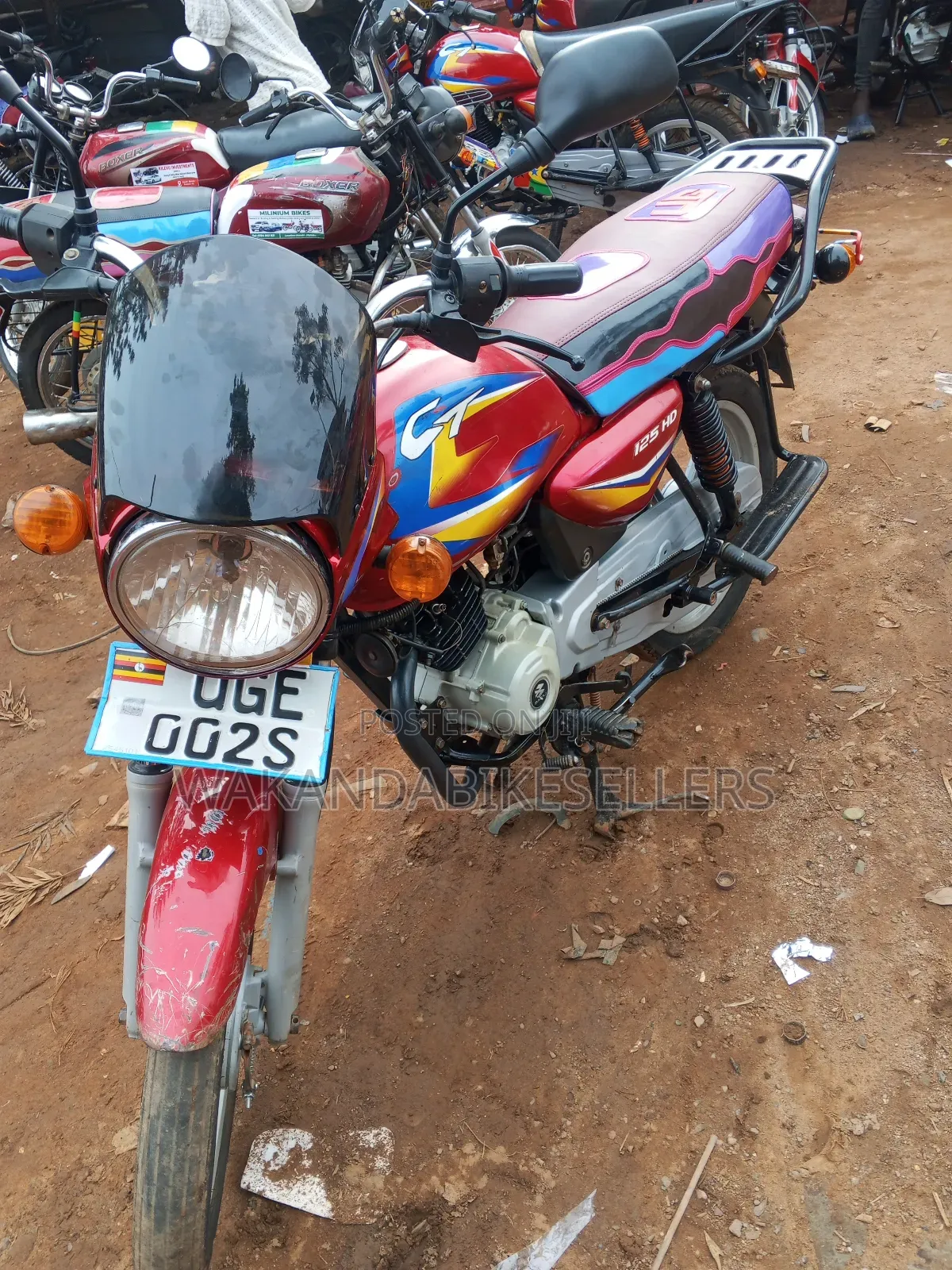 Bajaj Boxer 125 2024 Red