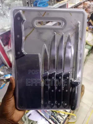 7-Piece Stainless Steel Knife Set.