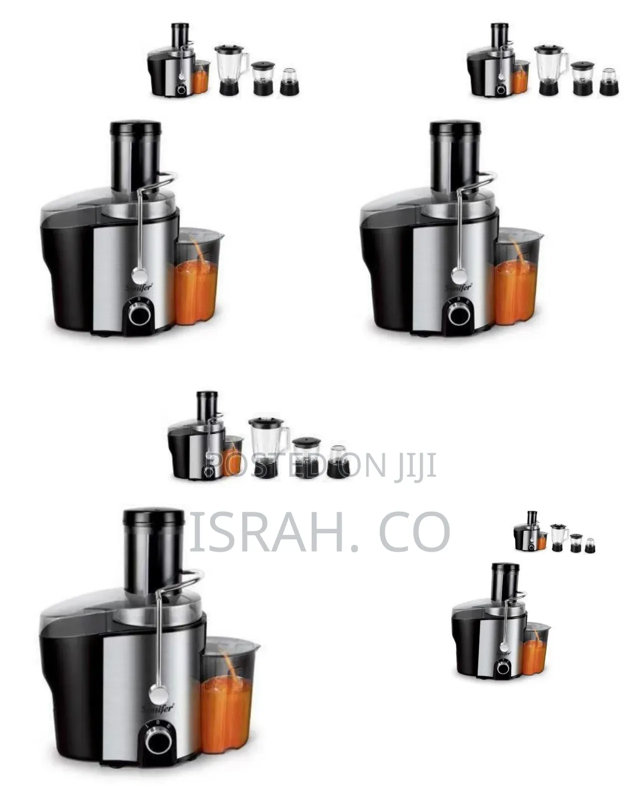 Sonifer 4-in-1 Multi-Function Juicer Blender System - Multicolor