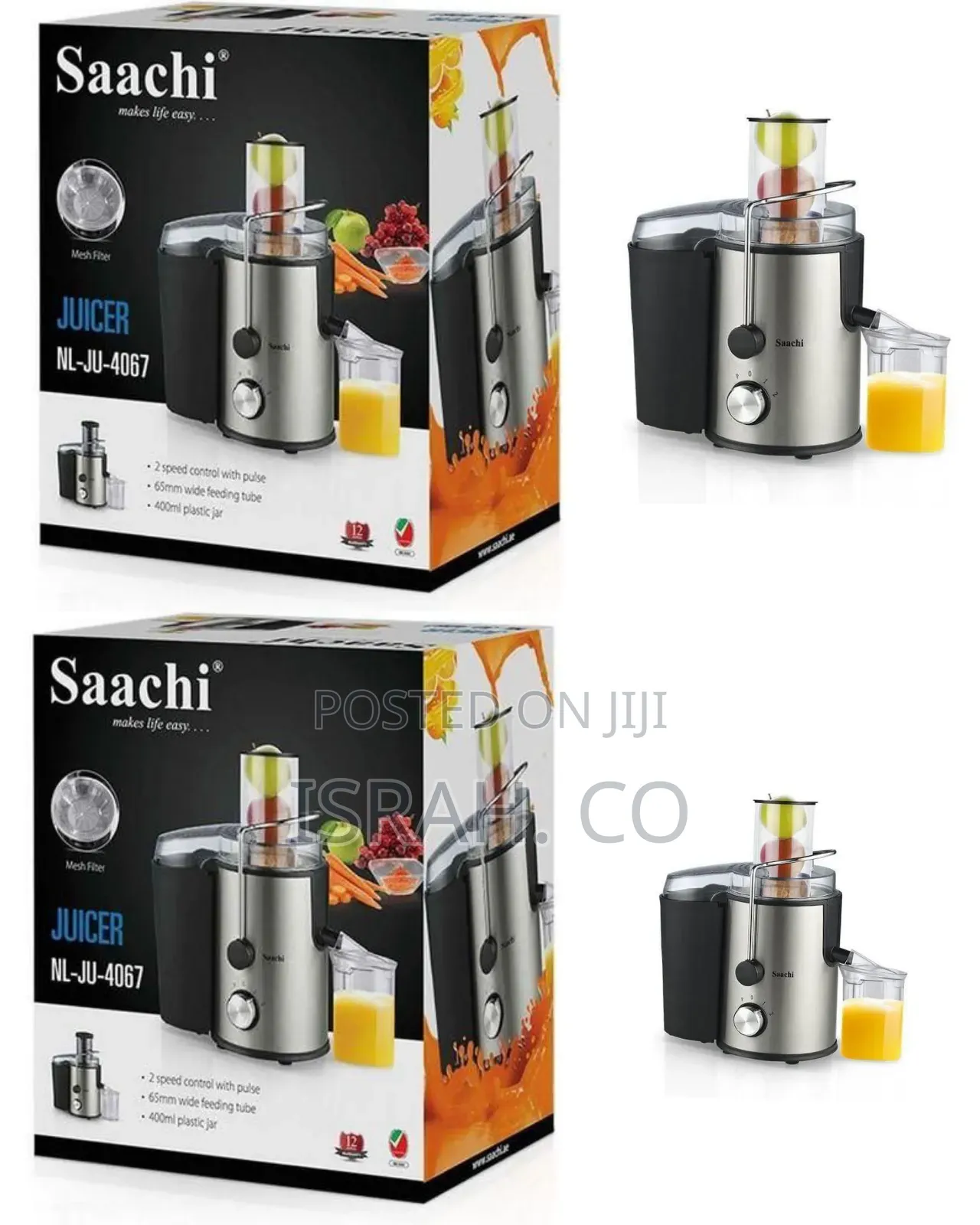 Saachi Electric Juicer With 2-Speed Control