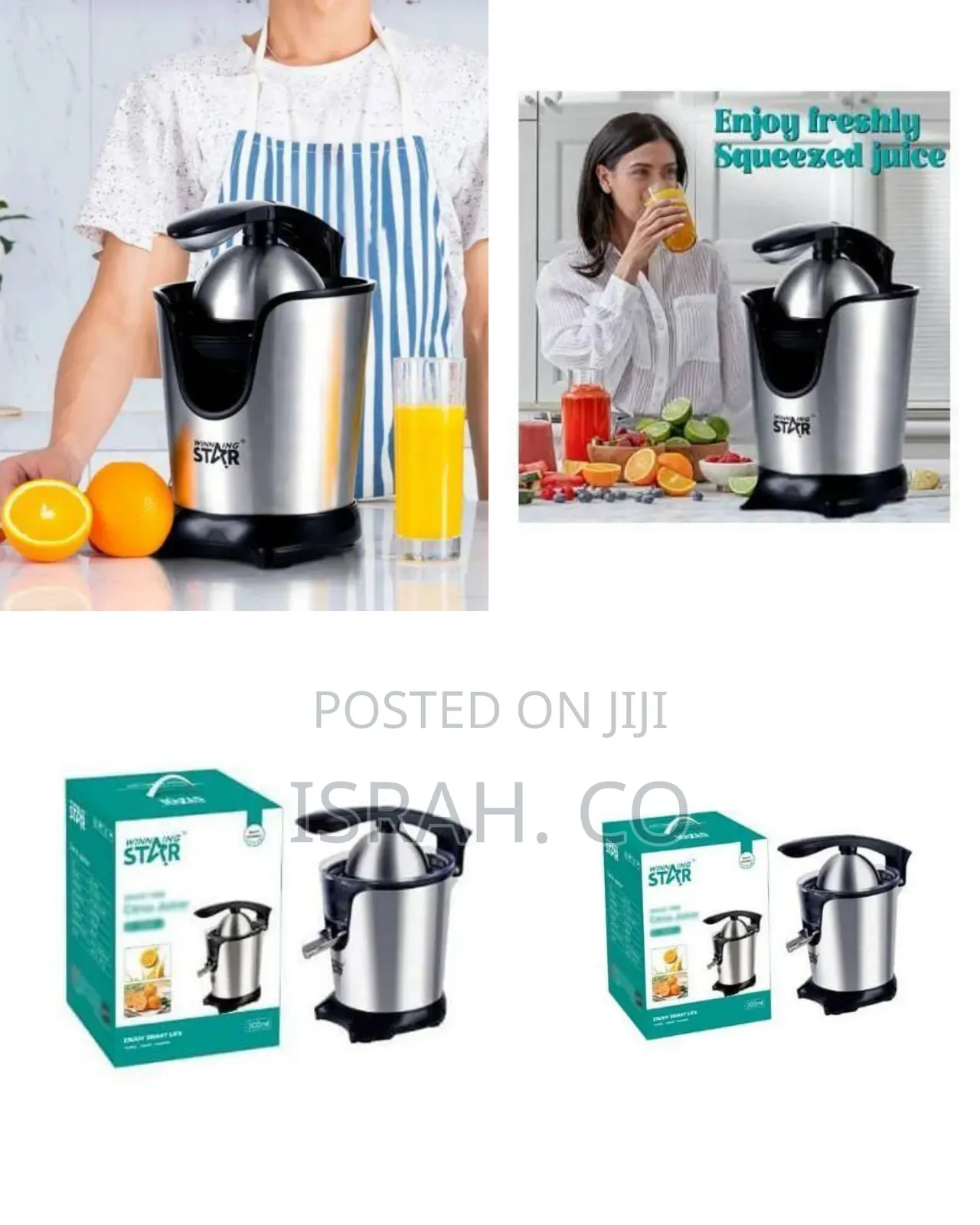 Winningstar Electric Citrus Juicer - Multicolor