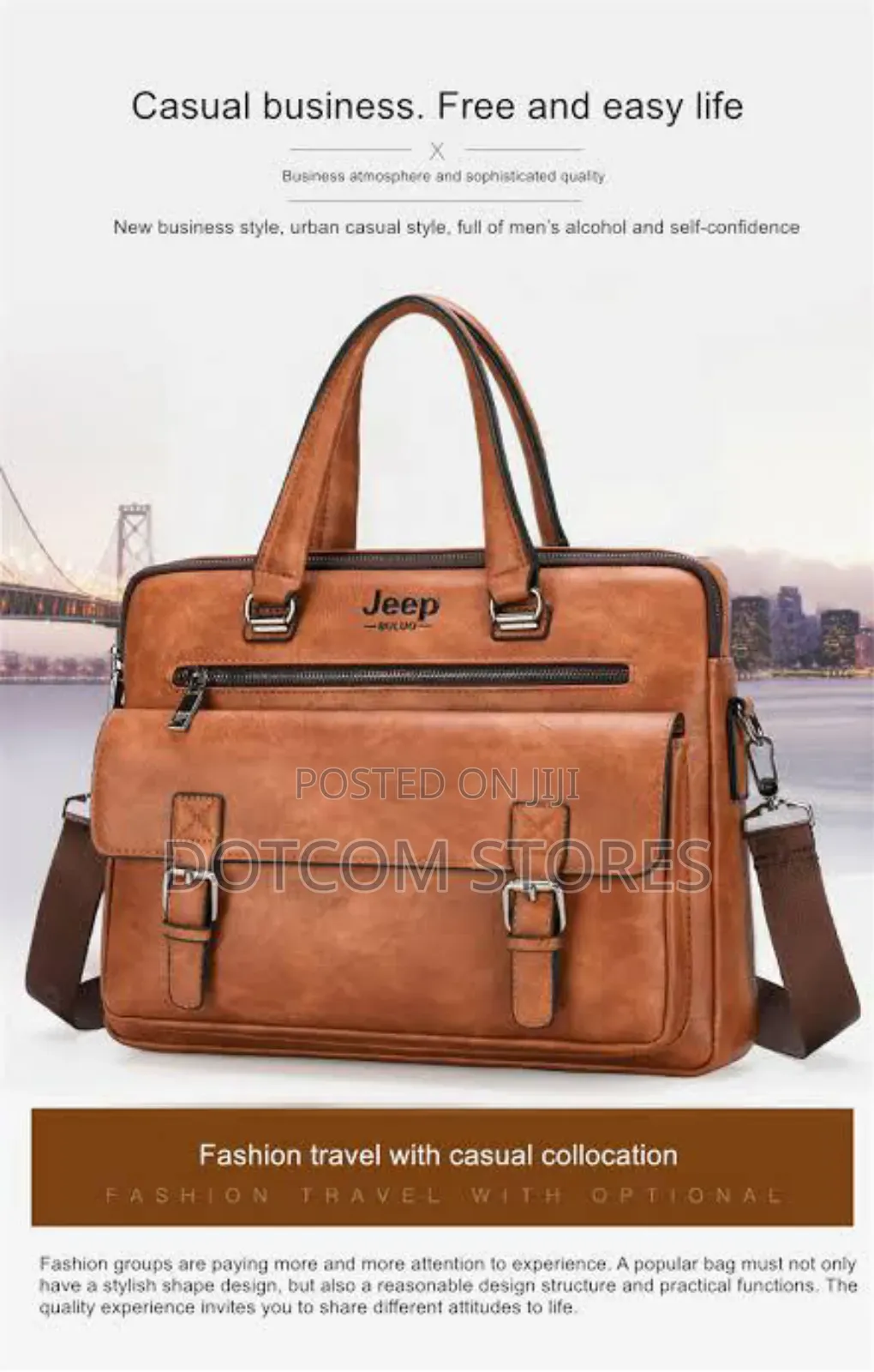 Jeep Buluo Men's Briefcase Bag