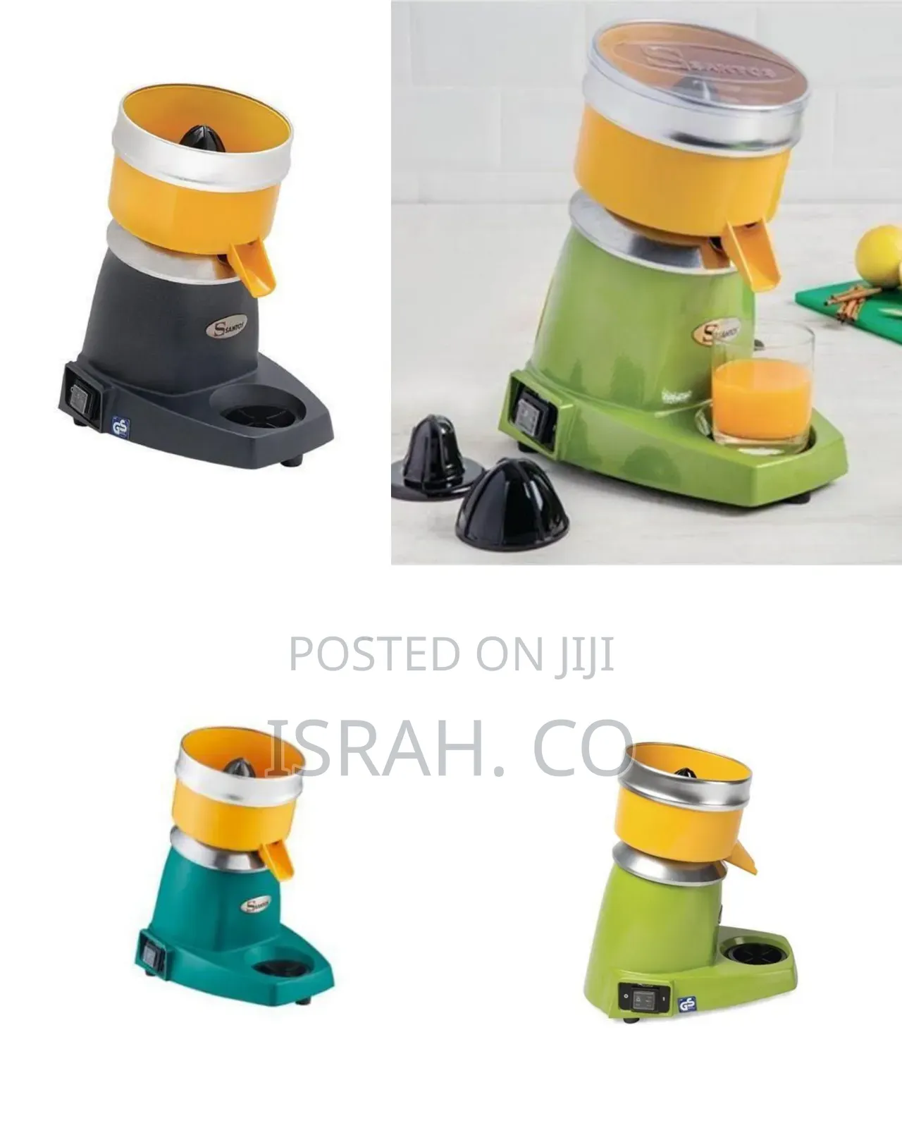 Professional Electric Citrus Juicer With Interchangeable Cones