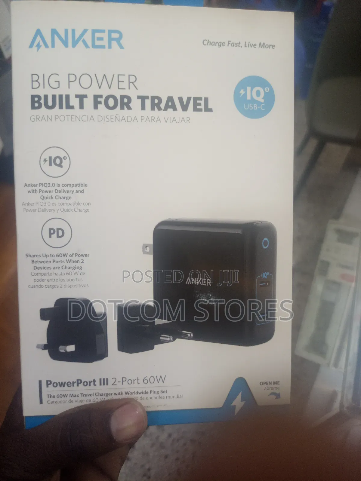 Anker Power Bank (, 30w) With a Built-in Usb-C Cable.