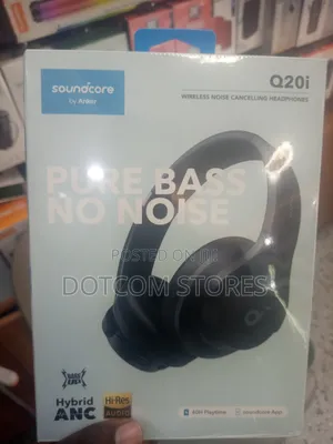 Anker Soundcore Q20i Hybrid Active Noise Cancelling Headphones.