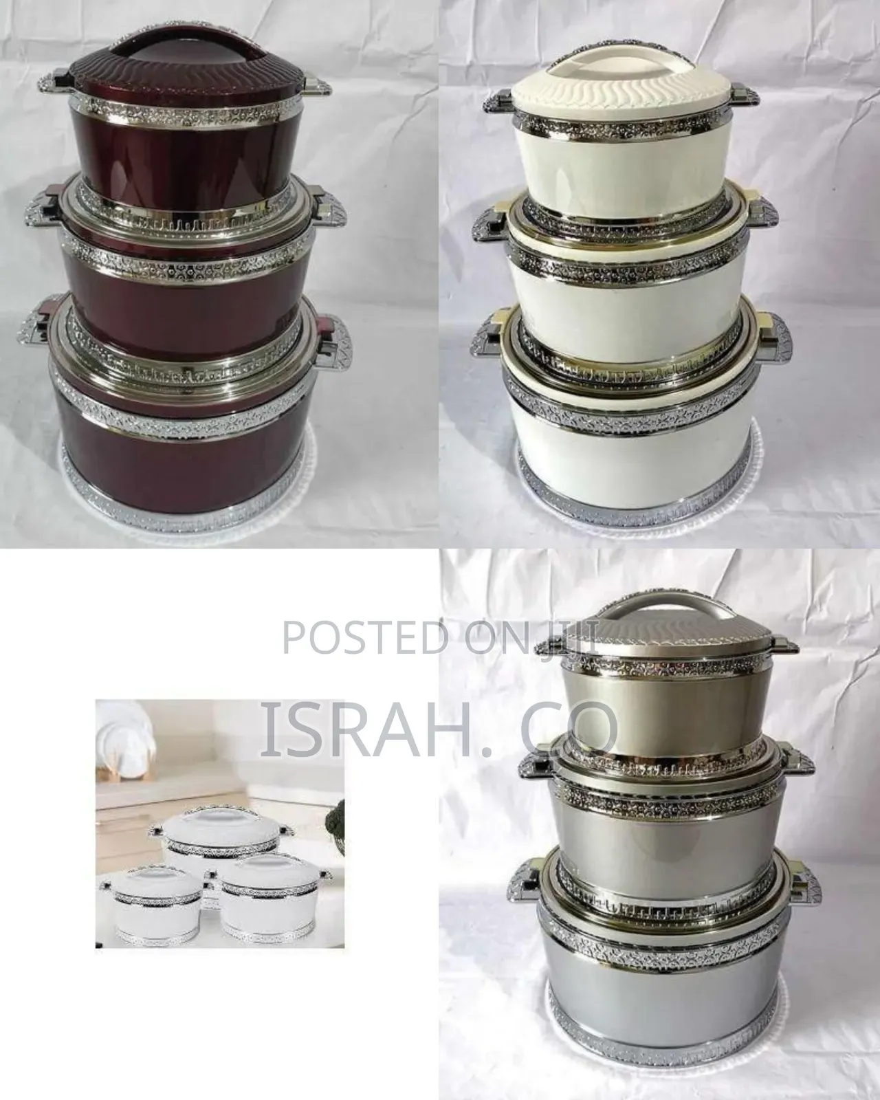 Elegant Insulated Food Warmer / Hot Pot Set