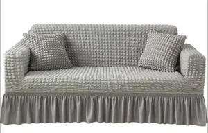 3:1:1 Light Grey Five Seater Elastic Sofa Cover