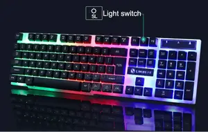Wired Gaming Keyboard And Mouse Combo With Rgb Backlight