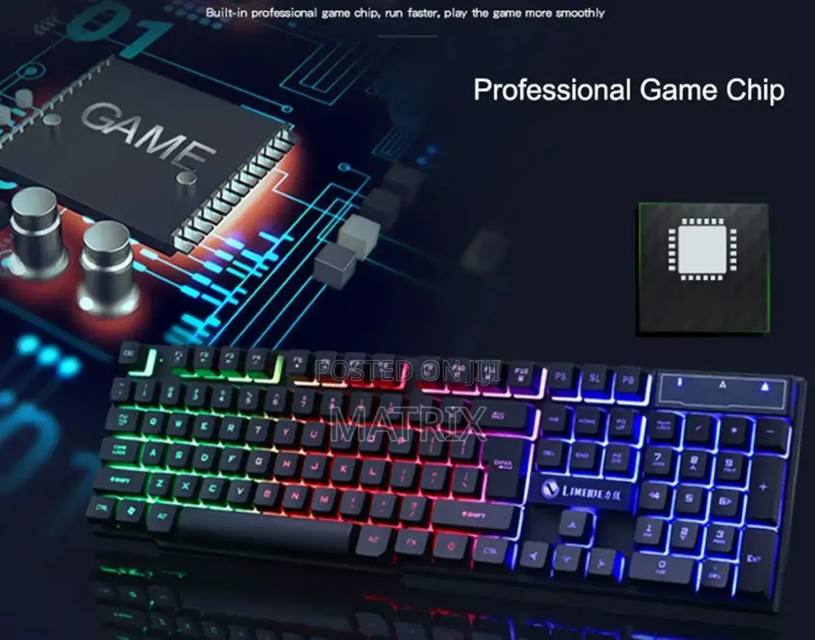 Wired Gaming Keyboard And Mouse Combo With Rgb Backlight