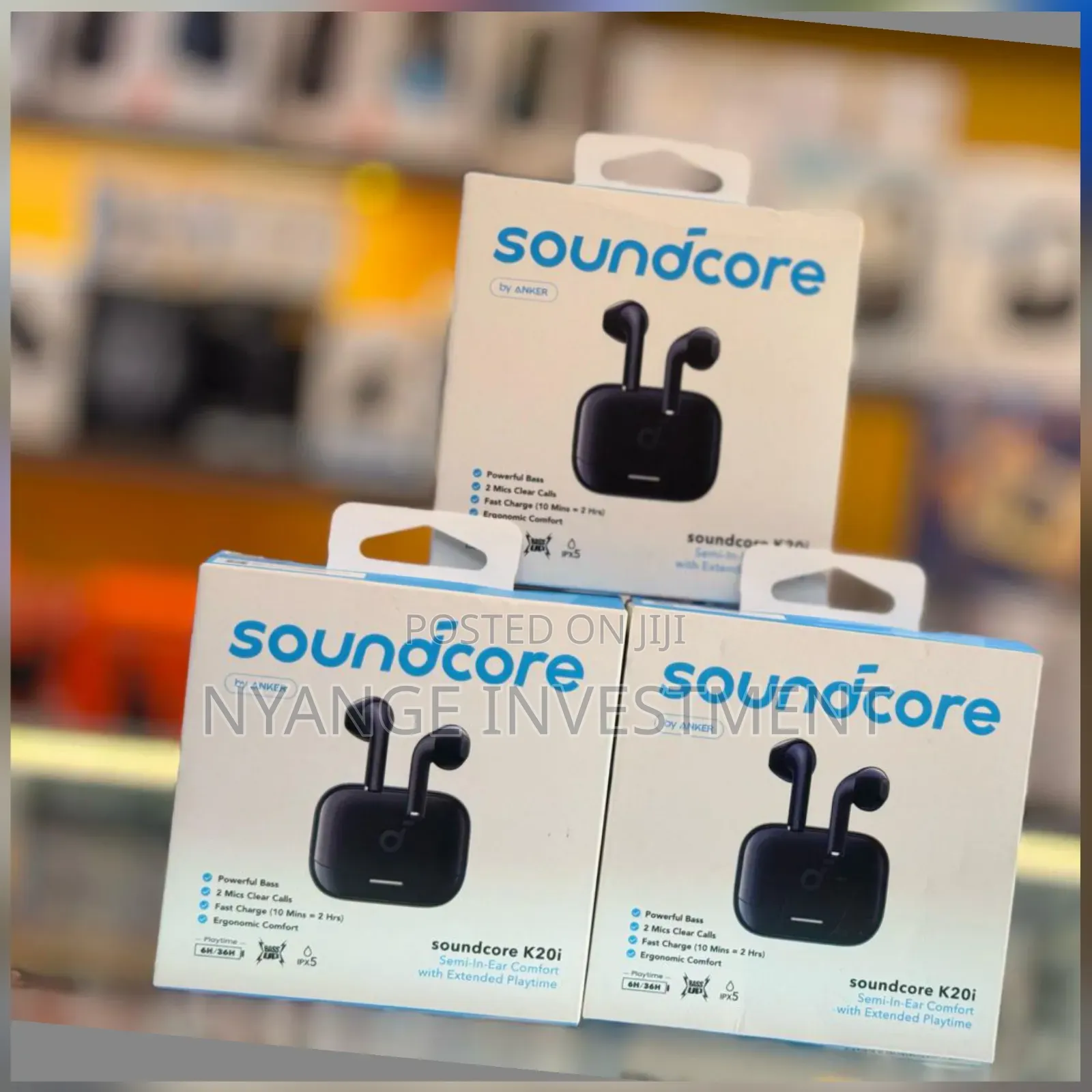 Soundcore K20i Anker, -in-Ear Earbuds, Bluetooth Wireless Headphones