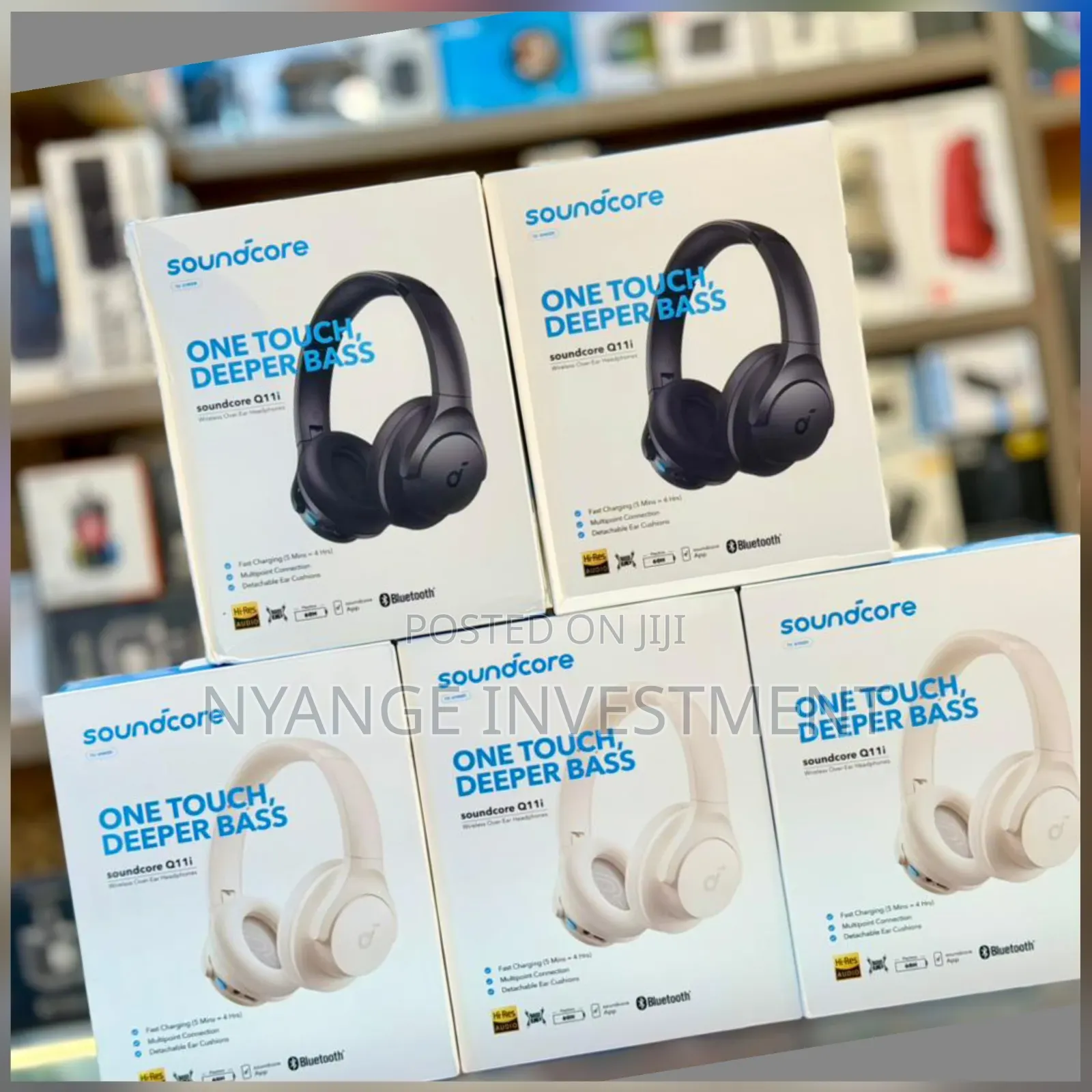 Soundcore Q11i Wireless Over-Ear Bluetooth Headphones by Anker,