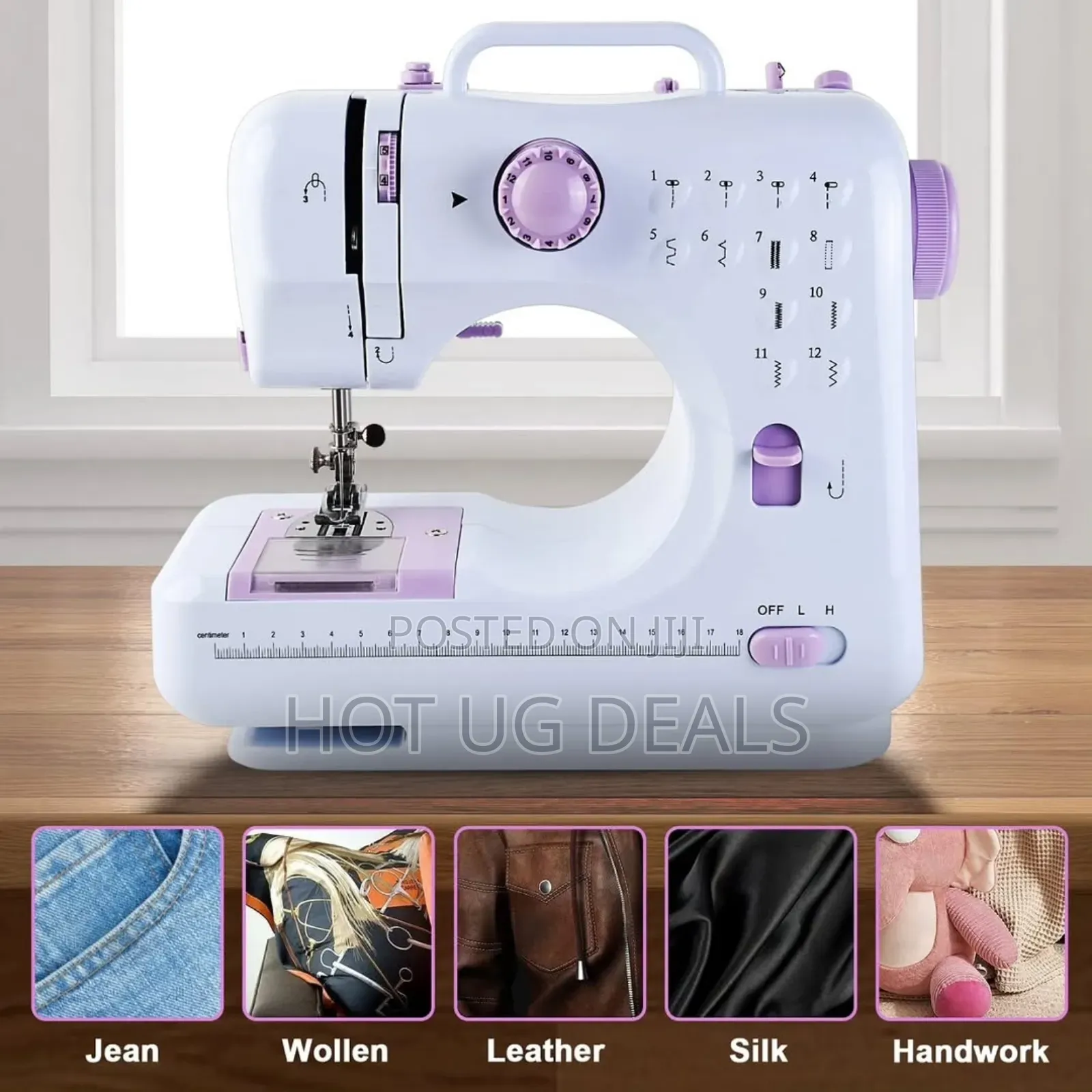 Portable Electric Sewing Machine - Multicolor