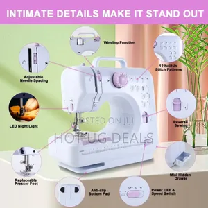 Portable Electric Sewing Machine - Multicolor